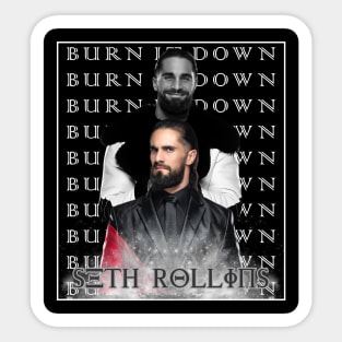 vintage seth rollins Sticker